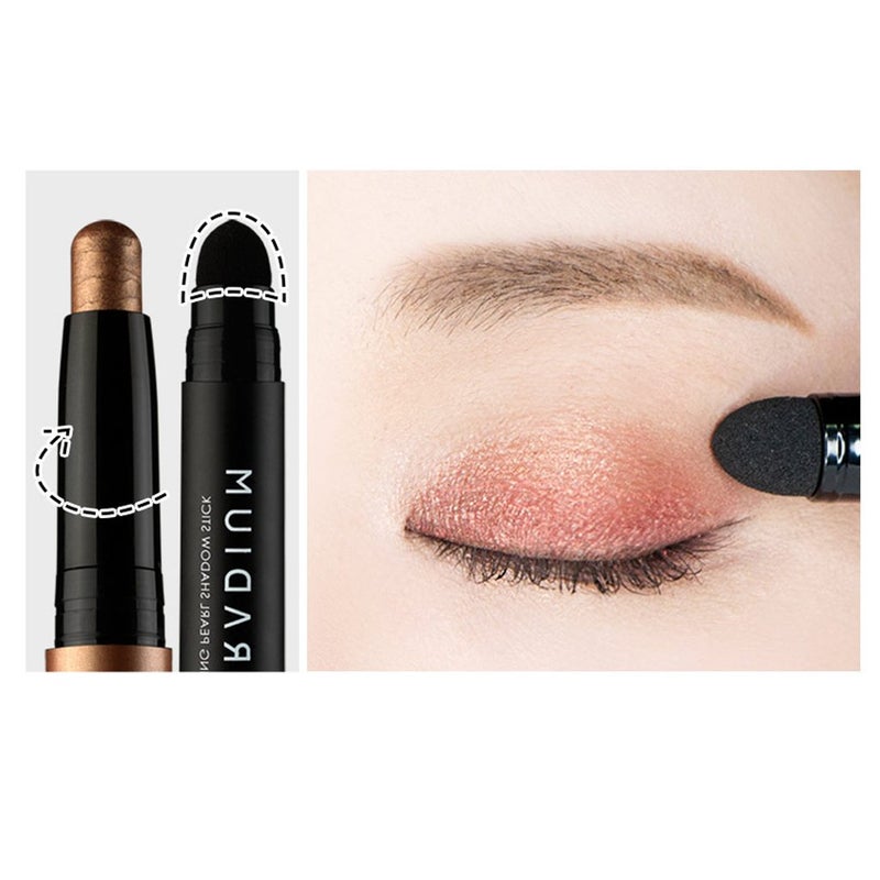 KARADIUM Shining Pearl Smudging Eye Shadow Stick, 1.4 g, #9 Rose Gold - Image 4